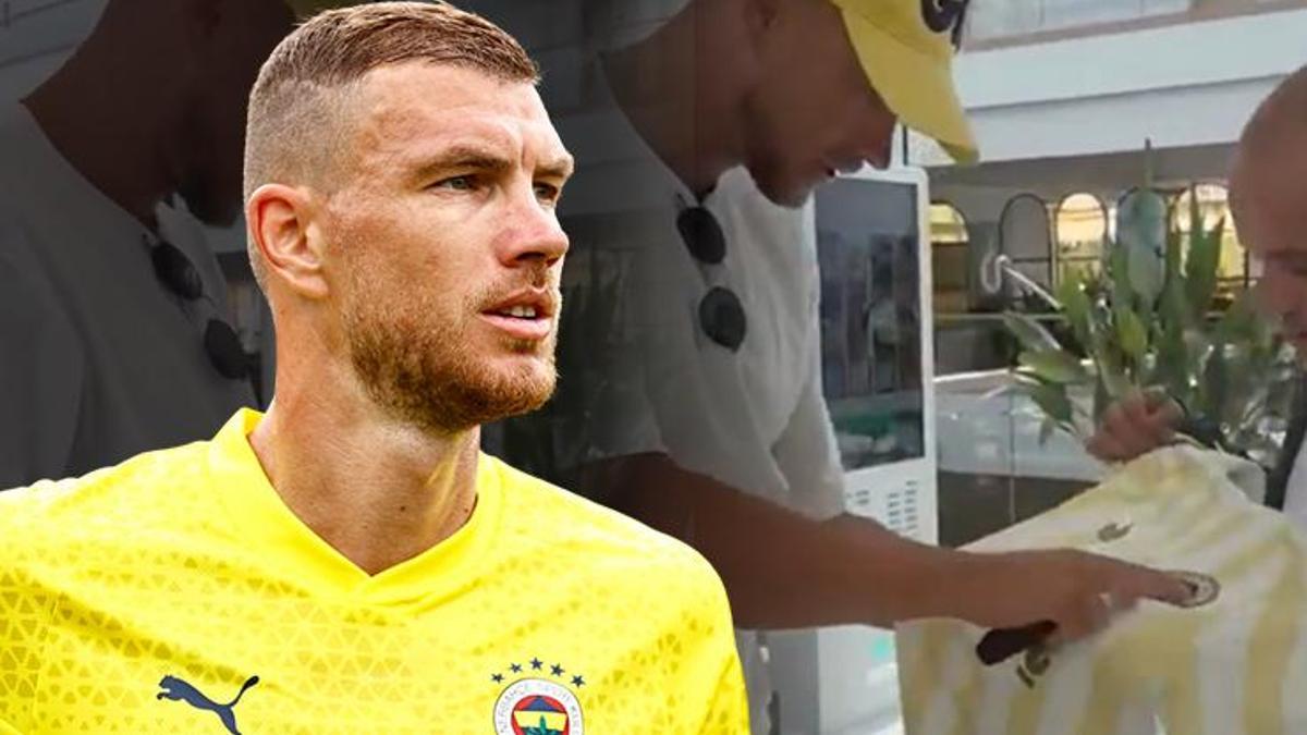 Edin Dzeko Fenerbahçe’nin Yeni Formasından Çok Memnun