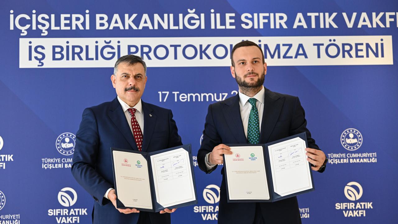 İçişleri Bakanlığı ve Sıfır Atık Vakfı Ortak Çevre Girişimi